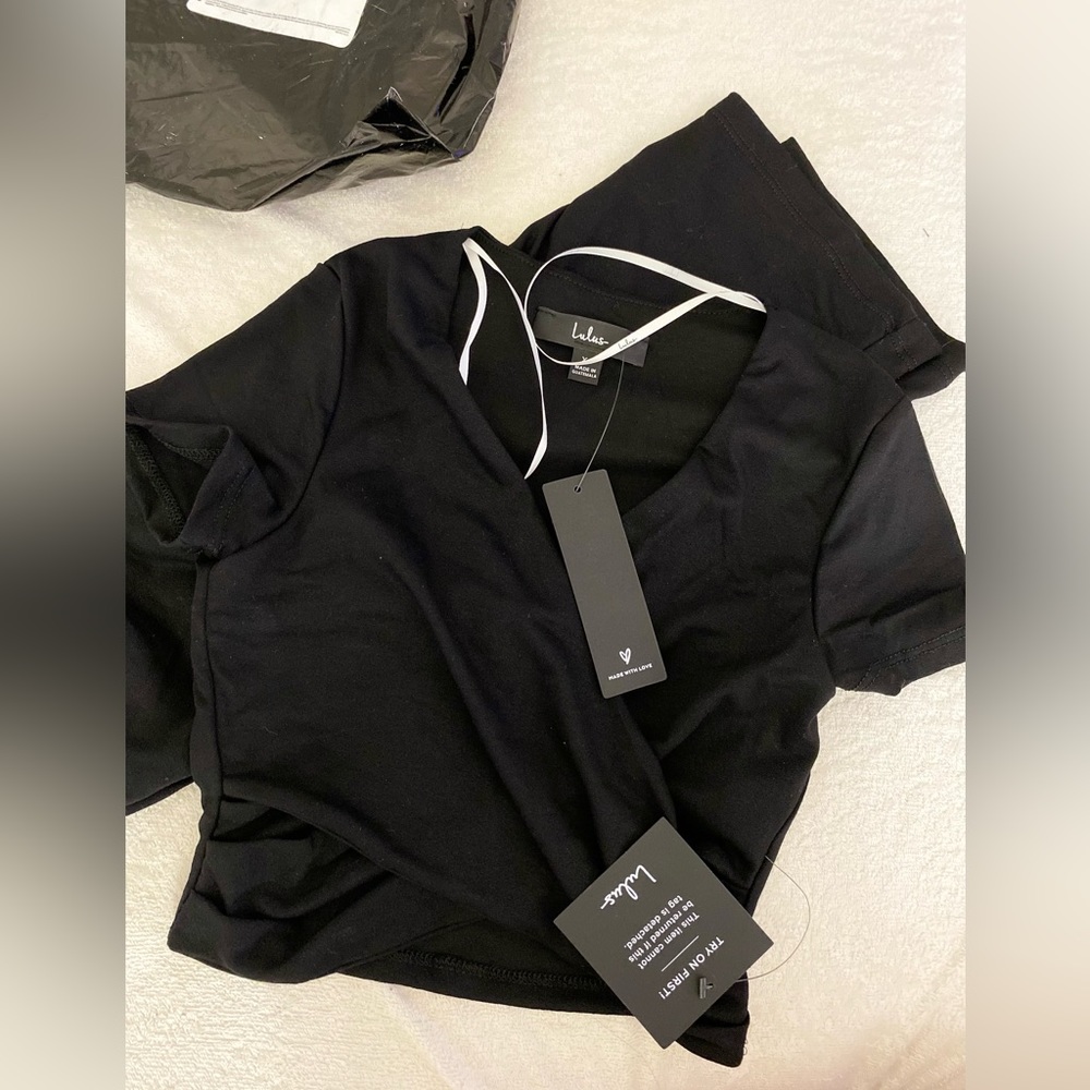New Lulus 2 piece dress | Black | XS - Picture 5 of 5
